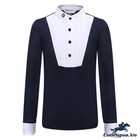 Áo Thun Cưỡi Ngựa Nữ Dài Tay - AN570 - Màu Xanh Navy