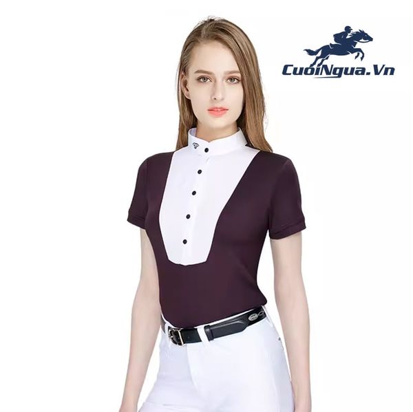 Áo thun polo cưỡi ngựa phong cách quý tộc marcel bisset AN571