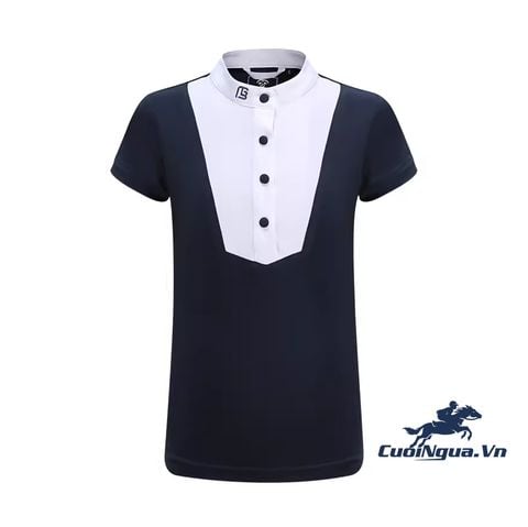 Áo Thun Cưỡi Ngựa Nữ Cộc Tay - AN571 - Màu Xanh Navy
