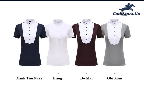 Áo Thun polo cưỡi ngựa nữ phong cách quý tộc marcell bisset AN571