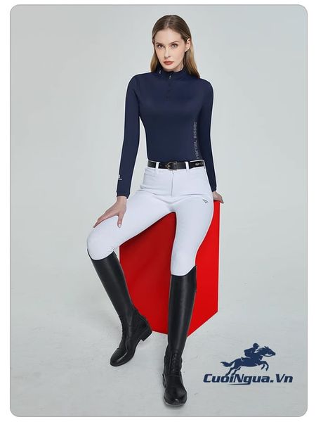 Ao thun cưỡi ngựa nữ dài tay