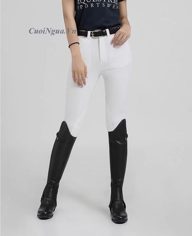 Quần Cưỡi Ngựa Nam Nữ Màu Trắng - Q01
