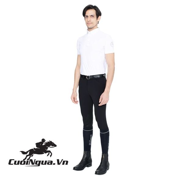 Quần Cưỡi Ngựa Nam Nữ Màu Đen Hillman Silicone