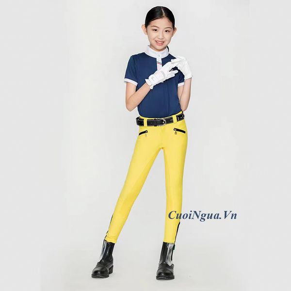 Quần Cưỡi Ngựa Cho Bé Gái - QTE01- Màu Vàng