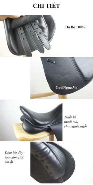 Yên Cưỡi Ngựa Thế Thao Quý Tộc Nước Anh Baslong Horse Saddle