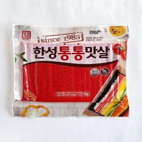Thanh cua ( crab stick surimi ) Hàn Quốc làm cơm cuộn kimbap , thả lẩu VIFOCO Import Export JSC