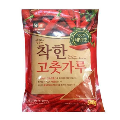 500G Ớt Bột Mịn  Hàn Quốc CHACKHAN -  Thương Hiệu Hàn Quốc NONG WOO