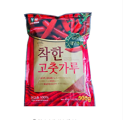 500G Ớt Bột Vảy Làm Kim Chi Hàn Quốc CHACKHAN - Thương Hiệu Hàn Quốc NONG WOO