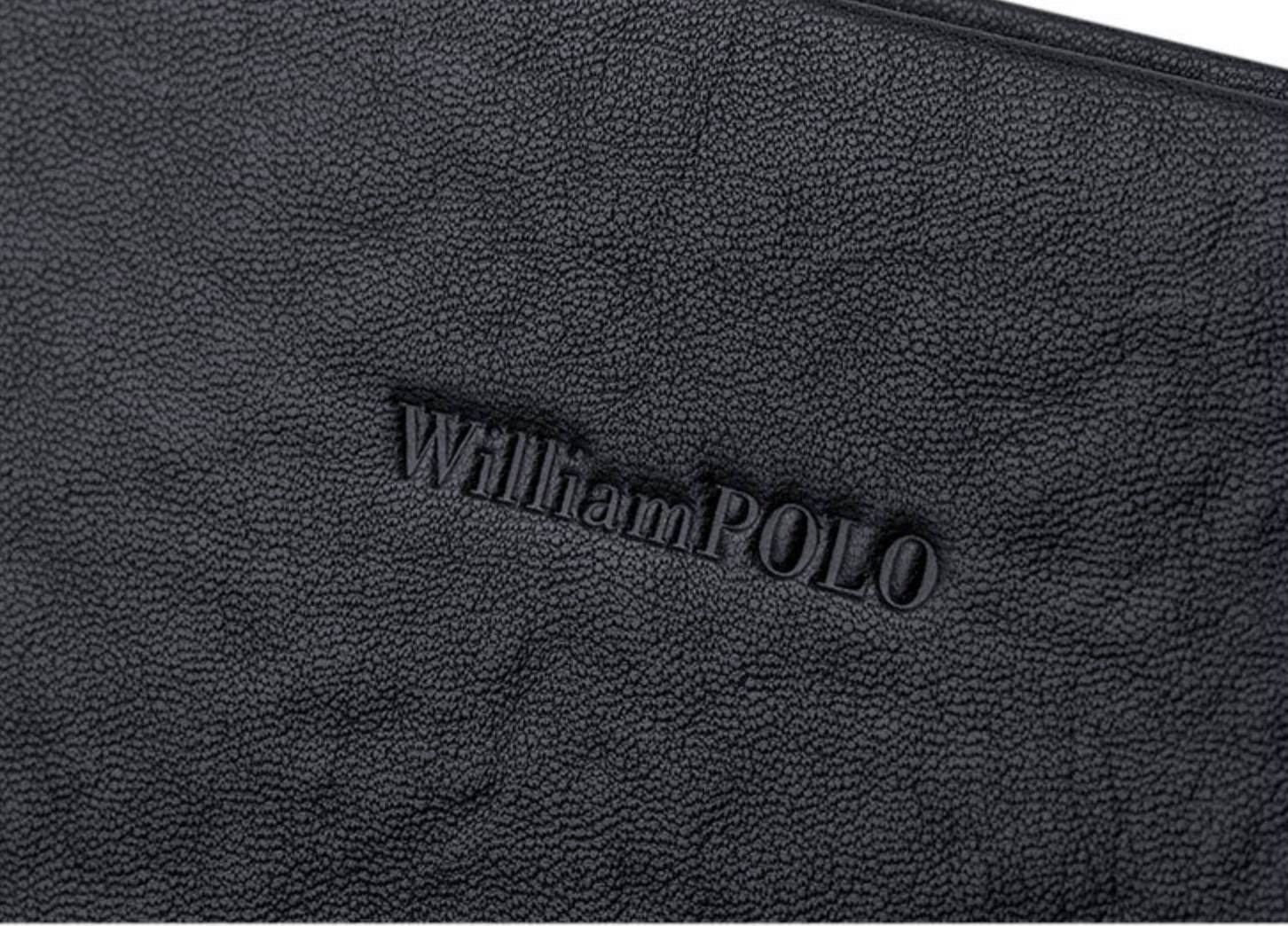  Ví Cầm Tay CLUTCH Nam Da Bò Thật William POLO Luxury CLH176 