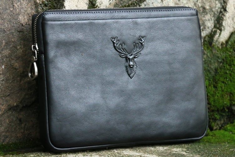  Ví Cầm Tay CLUTCH Nam Da Bò VEG Patina Ý Nhập Khẩu CLH165 