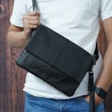  Túi Da Bò Thật Đeo Chéo & Clutch Cầm Tay Đựng IPad - Classic SBM188 