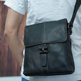  Túi Da Bò VEG Nhập Khẩu Đeo Chéo Đựng IPad - Classic TUDA SBM209 