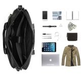  Cặp Đựng Laptop Da Bò Thật Xách Tay & Đeo Chéo Bussiness Men TUDA SBM256 