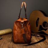  Túi Du Lịch Cá Nhân Da Bò VEG Patina Italy Nhập Khẩu TBL250 