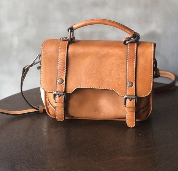  Túi Da Thật Handmade VEG Patina Đựng iPad RETRO TUDA SBM406 