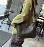  Túi Đeo Chéo Nữ Da Thật VEG Patina Phong Cách Cổ Điển & Sang Trọng TUDA SBM410 