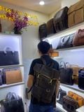  Balo Da Bò Sáp HANDMADE Chứa Laptop Đa Chức Năng BPL417 