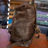  Balo Da Bò Sáp HANDMADE Chứa Laptop Đa Chức Năng BPL417 