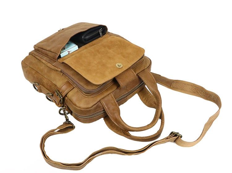  Túi da bò thật đựng laptop phong cách doanh nhân RETRO SBM157 