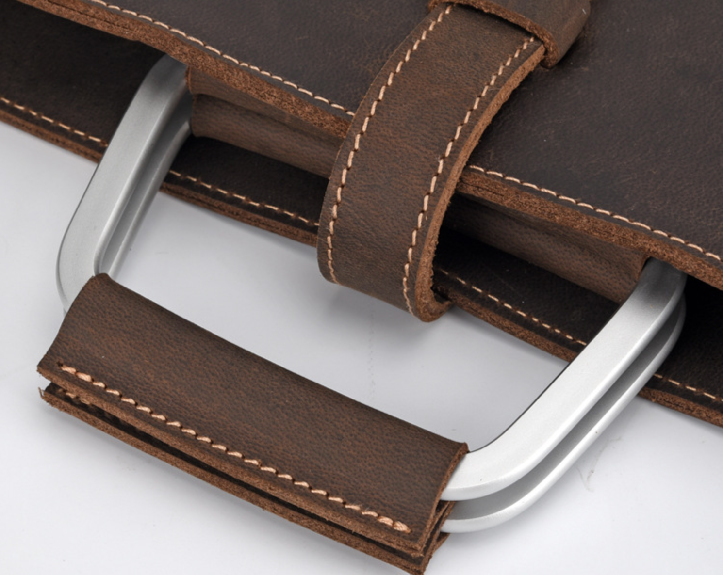  Túi RETRO nam da bò sáp đeo vai & xách tay đựng iPad cho dân kinh doanh SBM156 