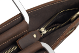  Túi RETRO nam da bò sáp đeo vai & xách tay đựng iPad cho dân kinh doanh SBM156 