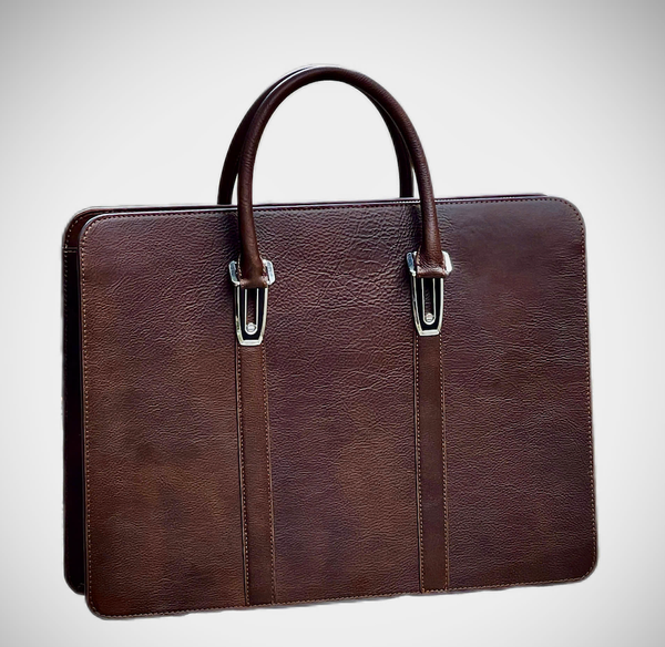  Cặp Da Bò VEG Patina Italy Cao Cấp Xách Tay Đựng Laptop & Hồ Sơ Bussiness Men SBM282 