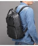  Balo Da Bò Thật VINTAGE Phong Cách Sang Trọng BPL350 