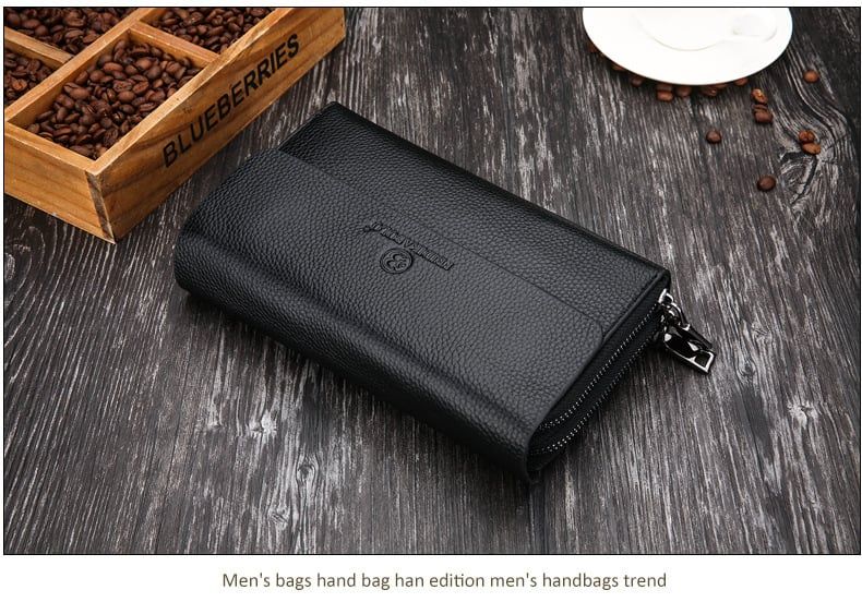  Ví Cầm Tay CLUTCH Nam Da Bò Thật FEIDIKA Luxury CLH310 