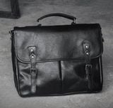  Cặp Da Bò VEG Patina Italy Cao Cấp Xách Tay Đựng Laptop & Hồ Sơ Bussiness SBM356 