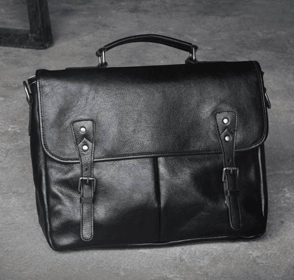  Cặp Da Bò VEG Patina Italy Cao Cấp Xách Tay Đựng Laptop & Hồ Sơ Bussiness SBM356 