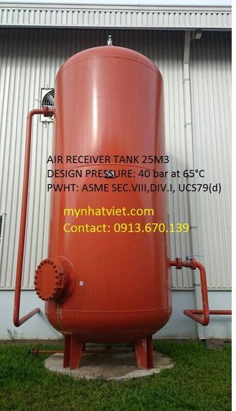  Bình Nén Khí 15.000 Lít – Tiêu Chuẩn ASME, TCVN, Độ Bền Cao | Mỹ Nhật Việt 