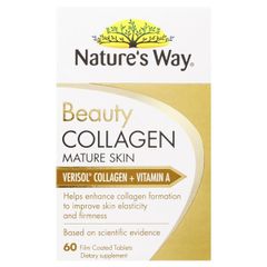 Viên Uống Collagen Cho Da Lão Hóa Nature's Way Beauty Collagen Mature Skin Lọ 60 Viên