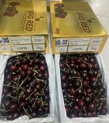 CHERRY ÚC TASMANIA Chủng Lappin 2024 Size 32-34 Hộp 2kg