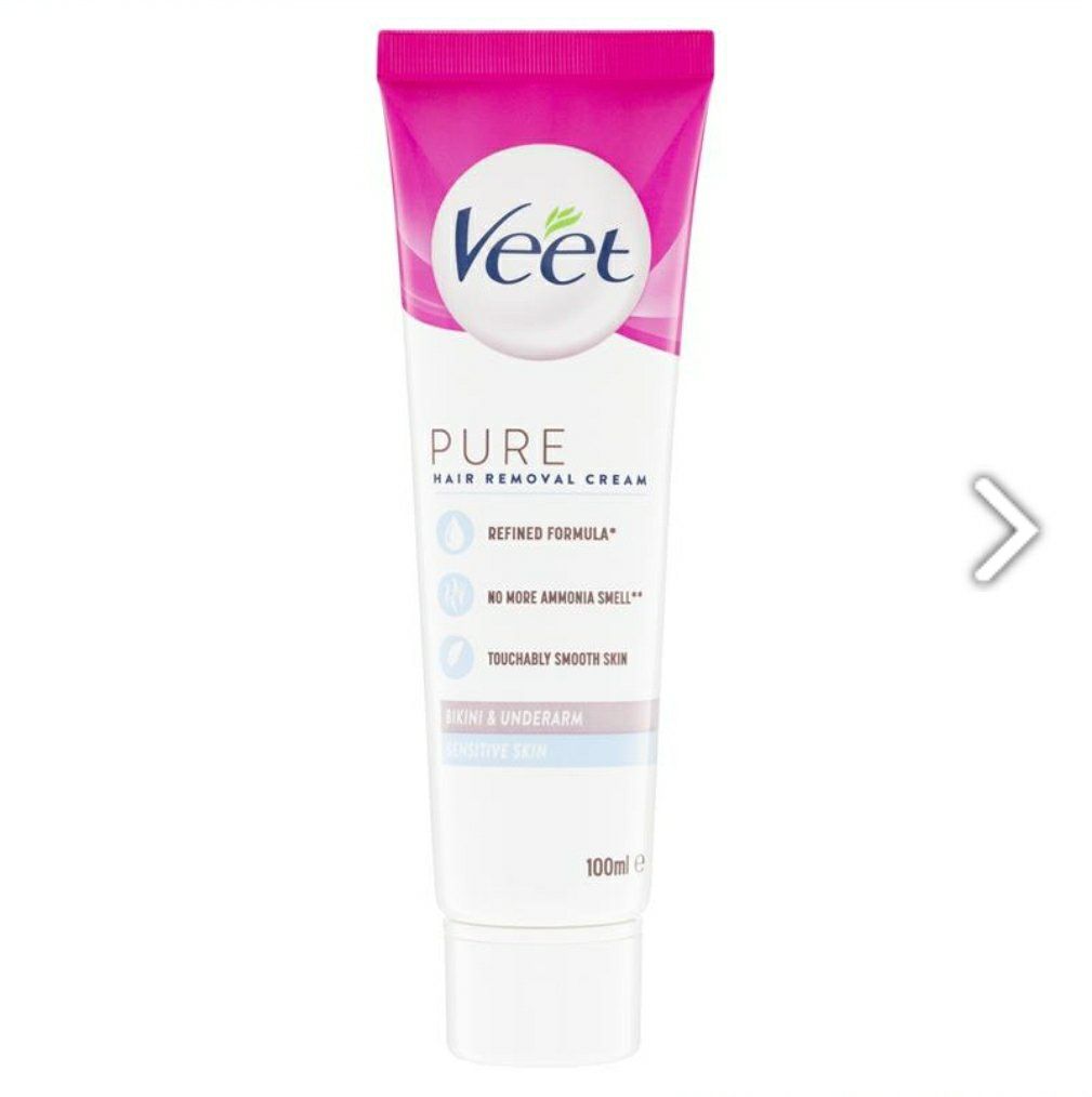 Kem Tẩy Lông Veet Pure Vùng Bikini Và Nách 100Ml