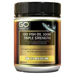 Viên uống dầu cá liều gấp 3 Go Healthy Fish 3000 Triple Strength Softgel 150 viên