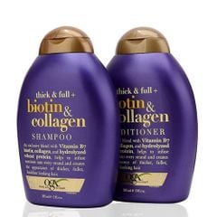 Bộ dầu gội xả Biotin Collagen hỗ trợ giảm rụng và kích thích mọc tóc 385ml