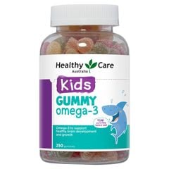 Kẹo Kids Healthy Care Gummy Omega 3 của Úc 250 Viên