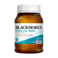 Viên uống dầu cá tự nhiên Blackmores Fish Oil 1000mg của Úc 200 viên