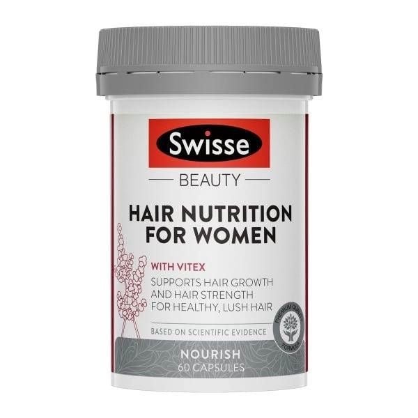 Viên uống hỗ trợ mọc tóc cho Nữ Swisse Hair Nutrition For Women 60 viên