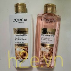 L'oreal - Combo Sữa Rửa Mặt & Nước Hoa Hồng