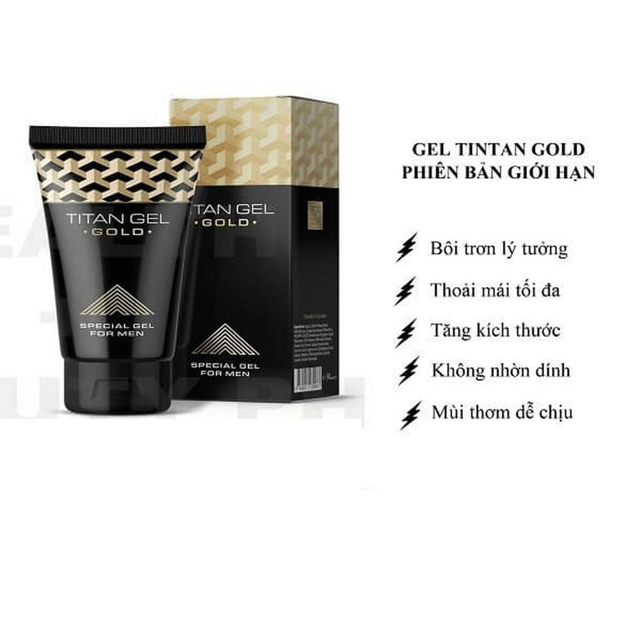 Gel Titan Gold hỗ trợ tăng kích thước cậu nhỏ - tuýp 50ml