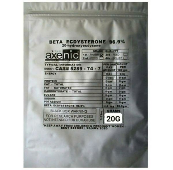 Bột BETA ECDYSTERONE 96.9% gói 20g