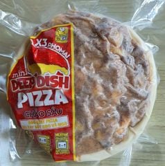 Pizza mini áp chảo Deep Dish Double Cheese - Vị Bò xay sốt BBQ và Ngô