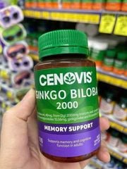 Viên uống Tuần hoàn não Cenovis Ginkgo Biloba 2000mg lọ 100 viên