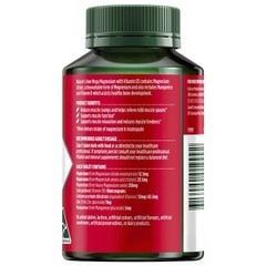 Viên Uống Bổ Sung Magie Với Vitamin D3 Nature's Own Mega Magnesium With Vitamin D3 Lọ 100 Viên