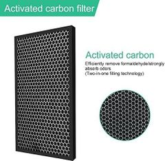 Cặp 2 màng lọc HEPA & Carbon dùng cho máy lọc không khí Philips seri 1000 seri 2000 filter replacement