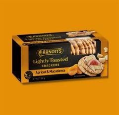 Bánh Quy Vị Đào & Maca Lightly Toasted Crackers Apricot & Macadamia 100g