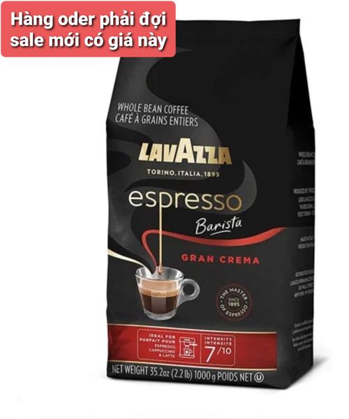 Cafe nguyên hạt Lavazza Espresso Barista Gran crema- Intensity 7/10
