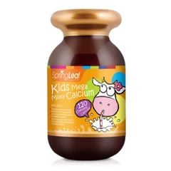 Viên nhai bổ sung canxi cho bé Spring Leaf Kids Mega Milky Calcium của Úc 120 viên