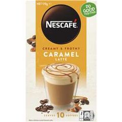 Nescafe Caramel Latte - Cafe Pha sẵn Hộp 10 Gói